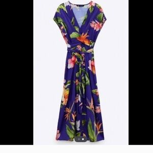 Zara floral dress